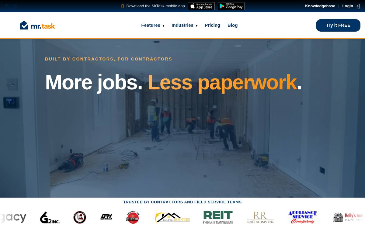 Field Complete website preview