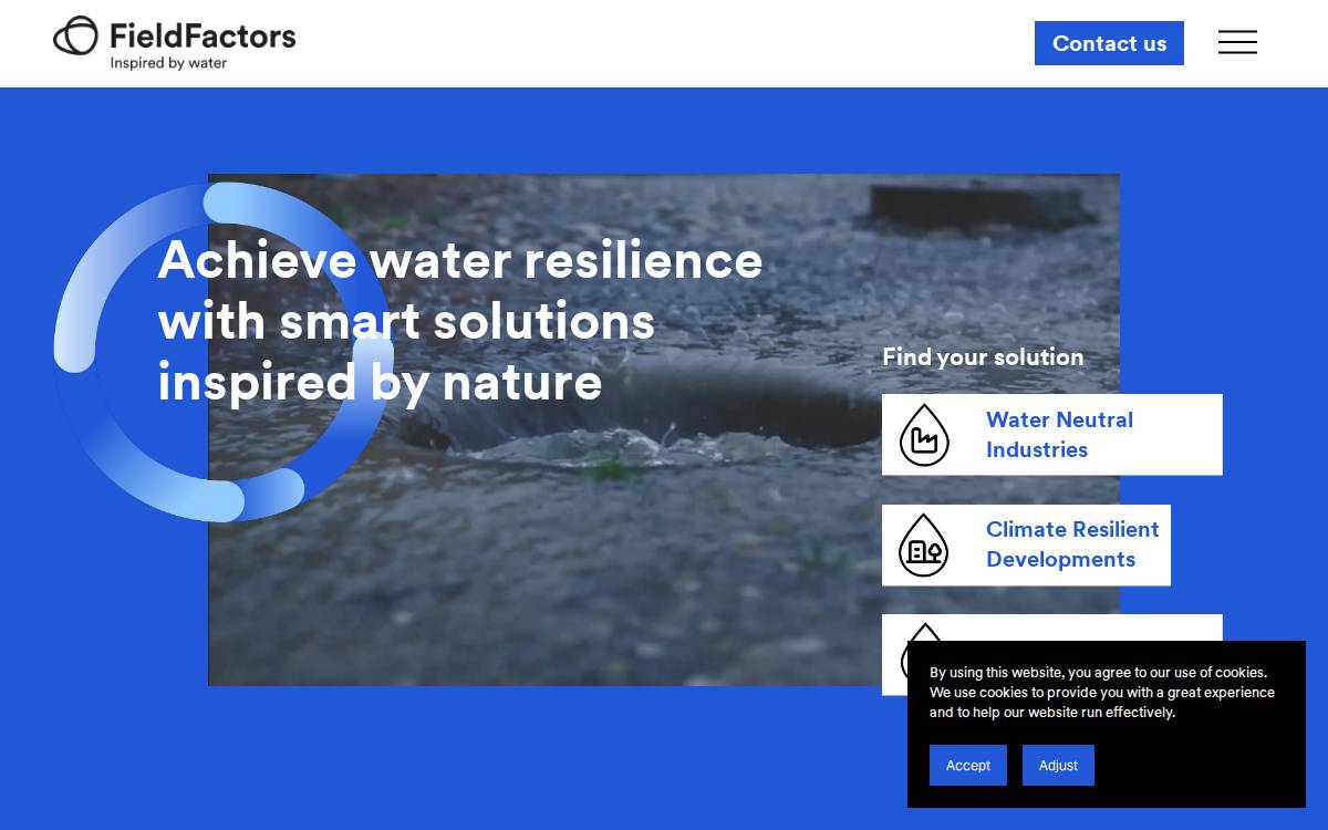 FieldFactors website preview