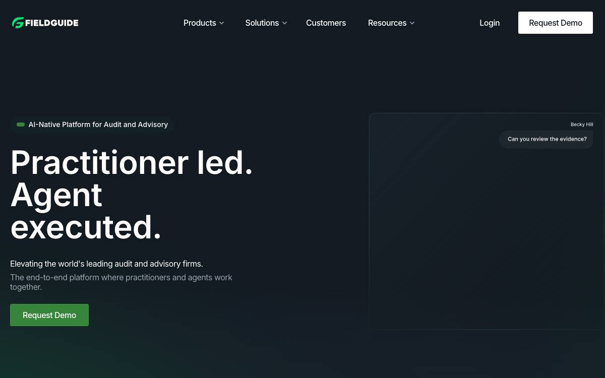 Fieldguide website preview