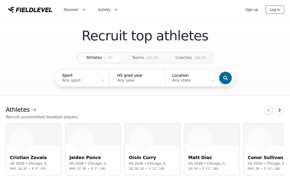 Fieldlevel website preview
