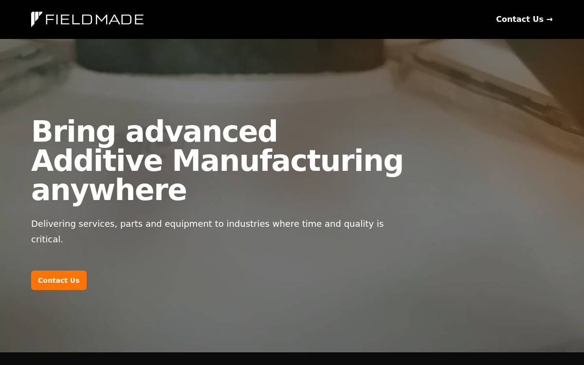 Fieldmade website preview