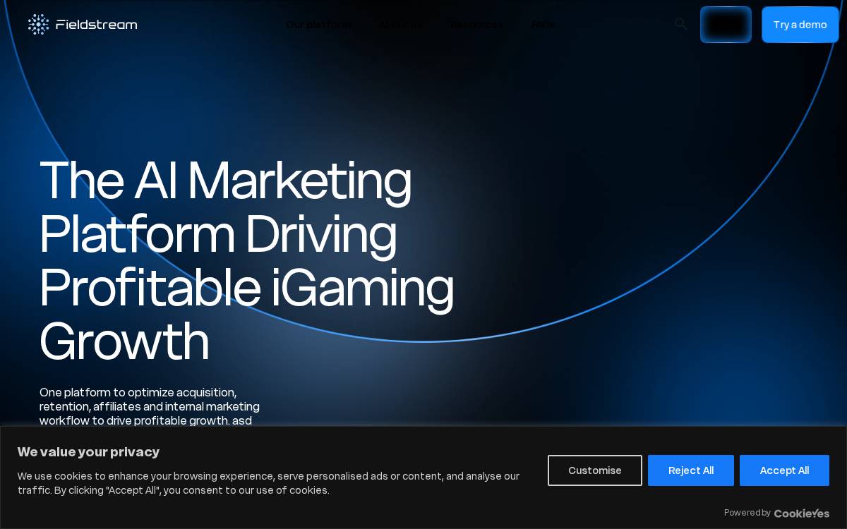 Fieldstream website preview