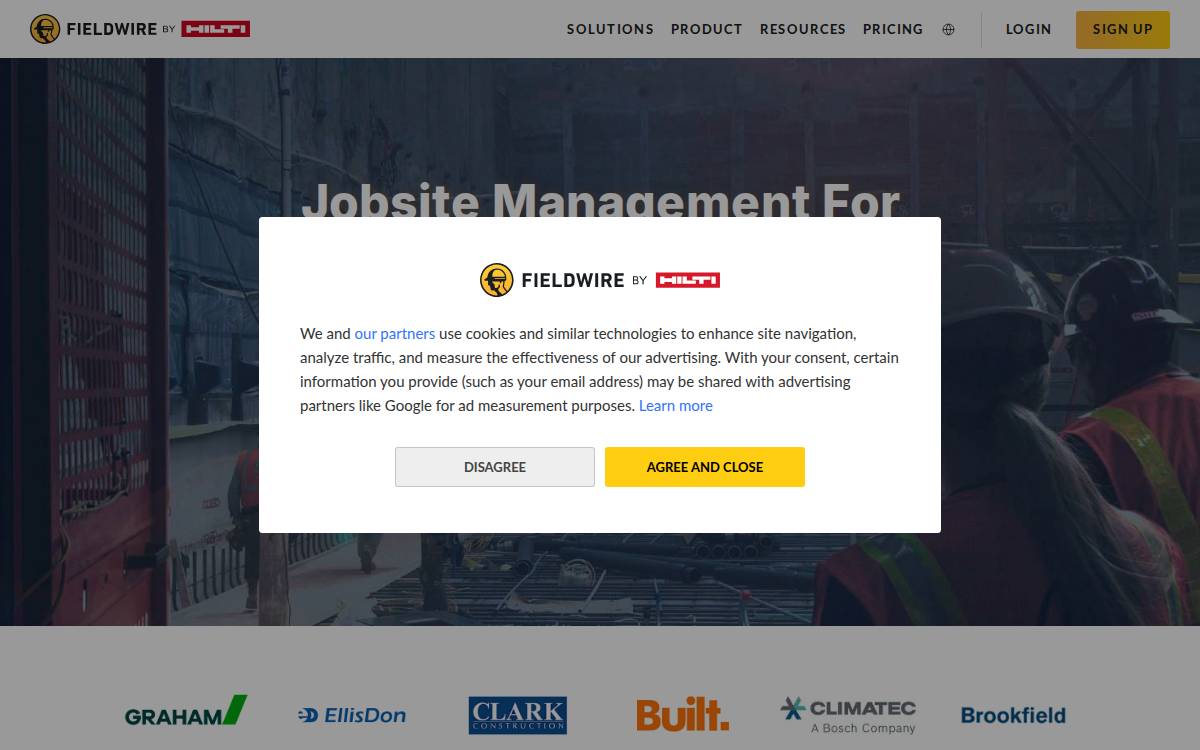 Fieldwire website preview