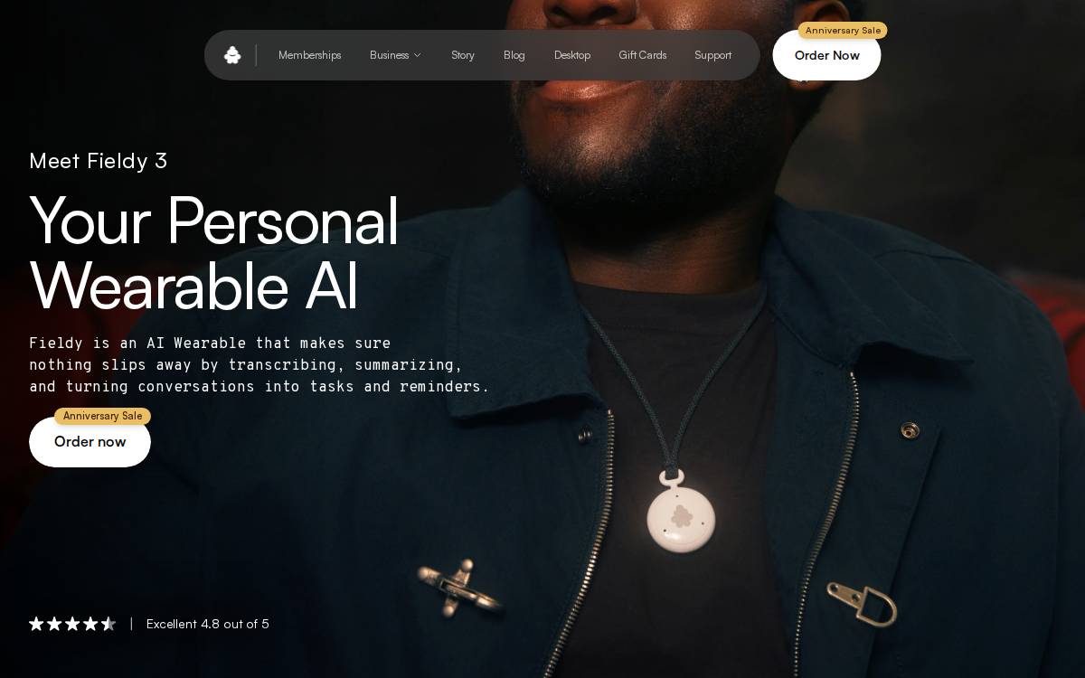 Fieldy website preview
