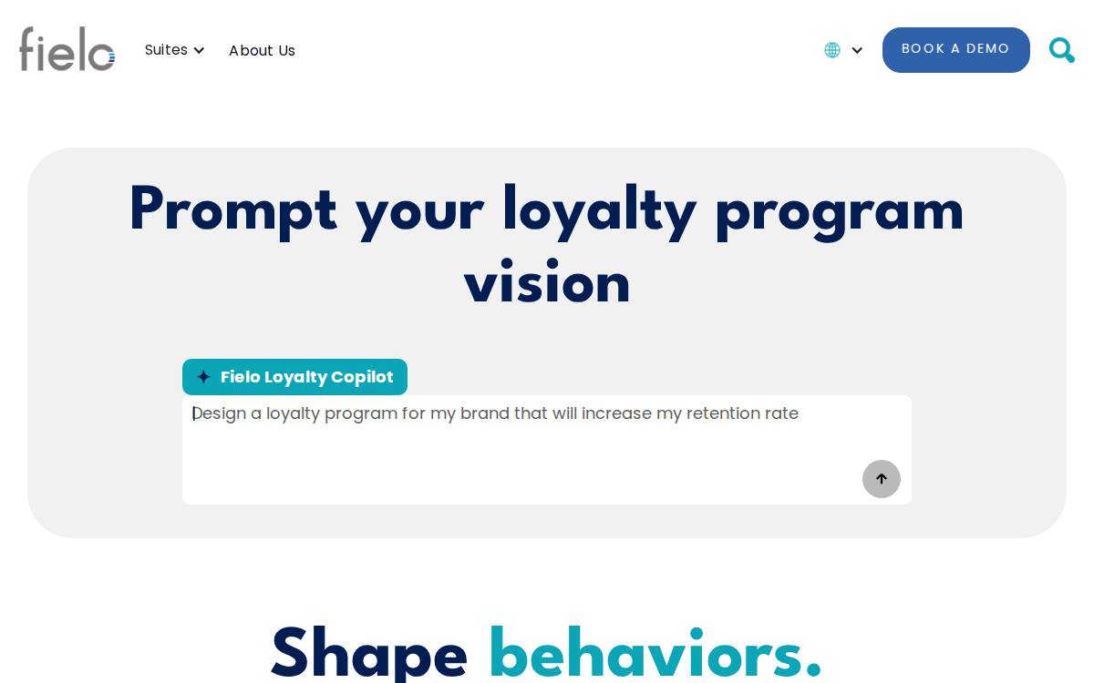 Fielo website preview