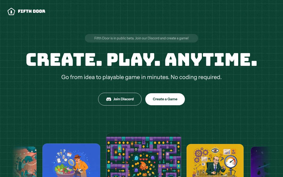Fifth Door website preview