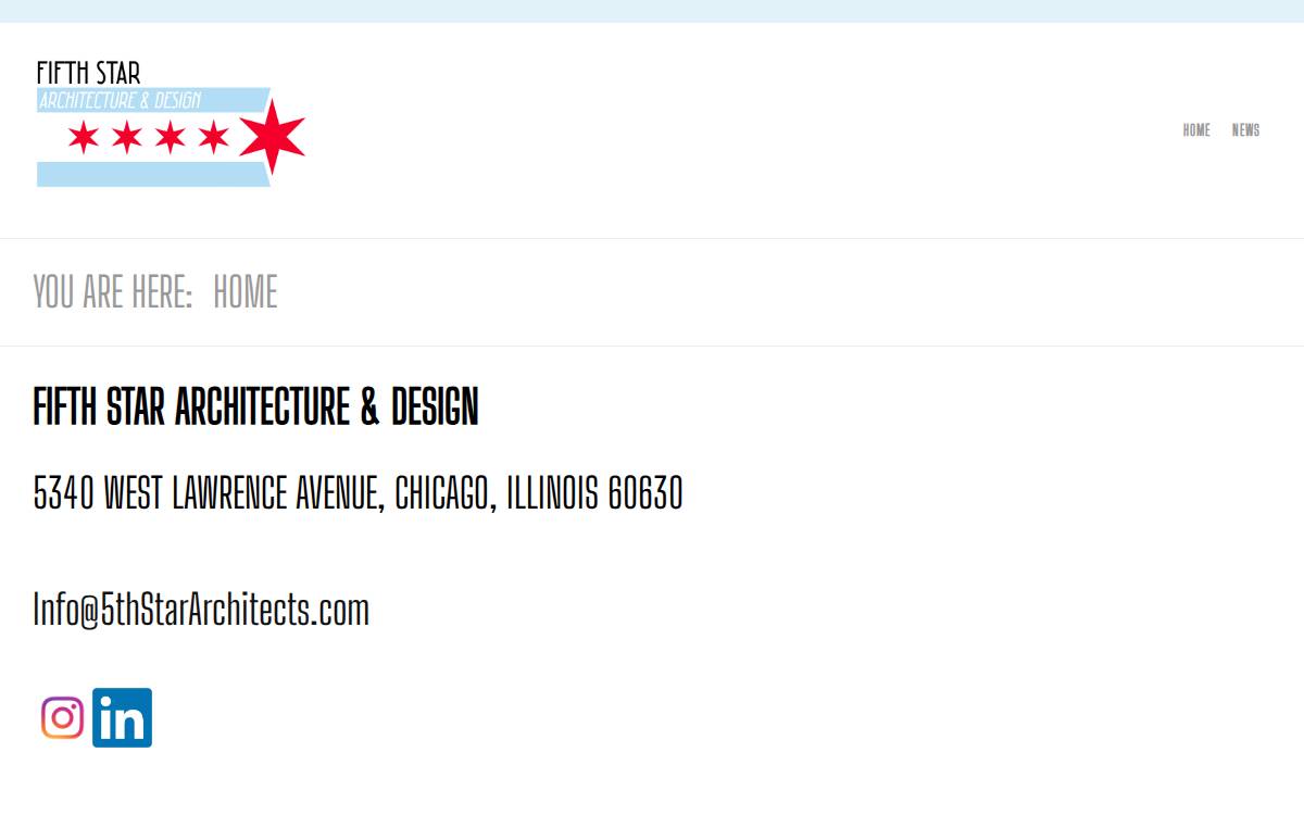 Fifth Star website preview