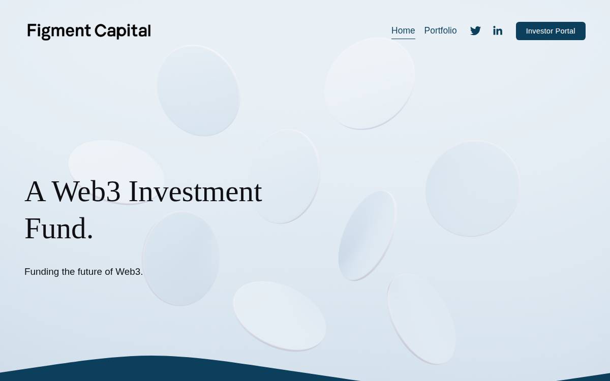Figment Capital website preview