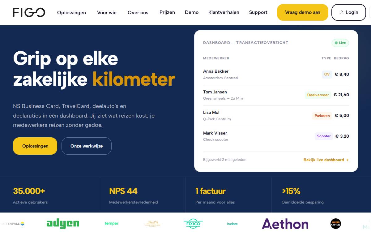 Figo website preview