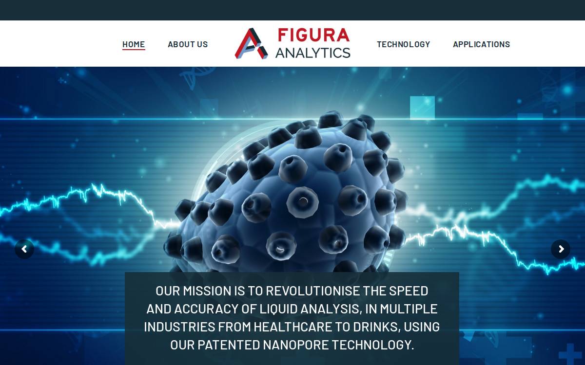 Figura Analytics website preview