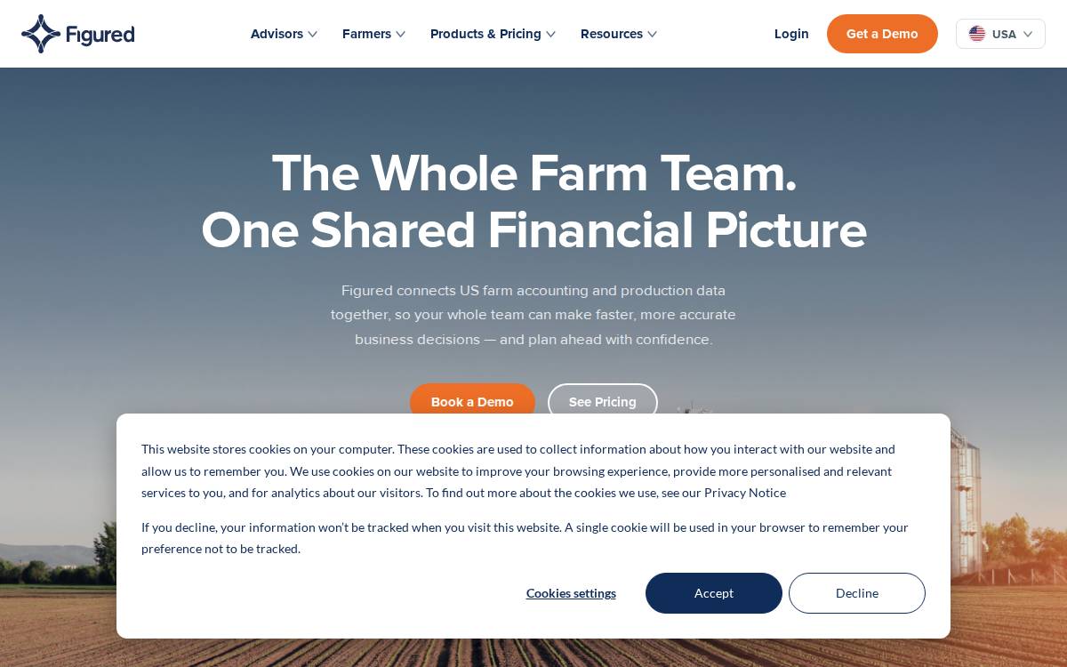 Figured website preview