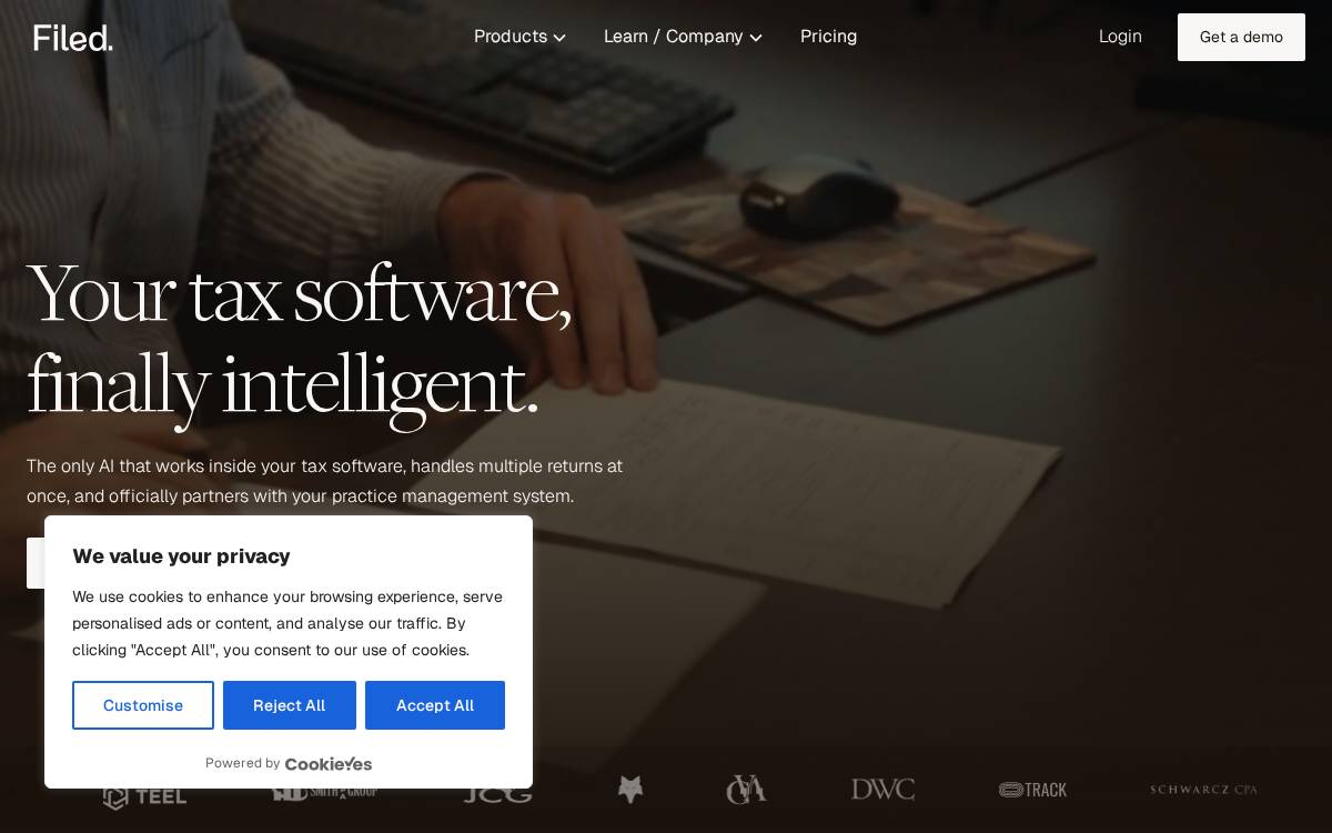 Filed website preview