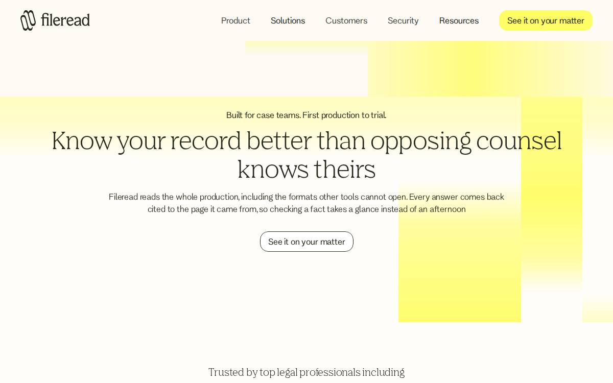 Fileread website preview