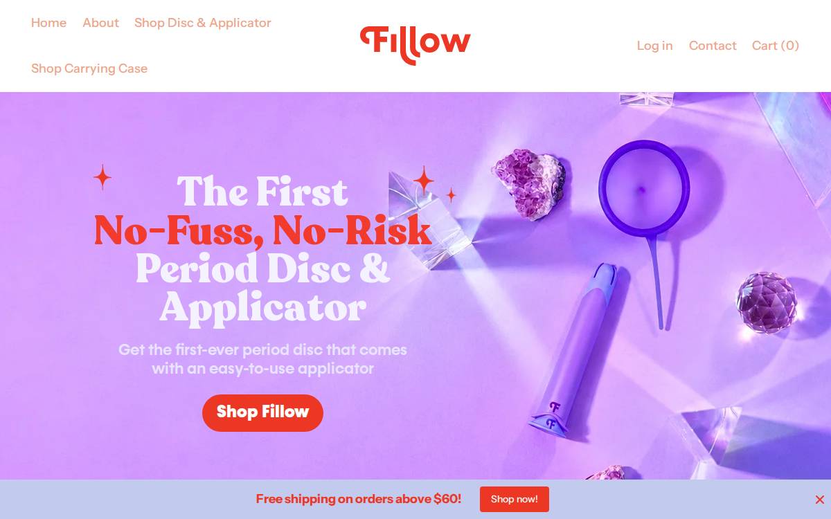 Fillowme website preview