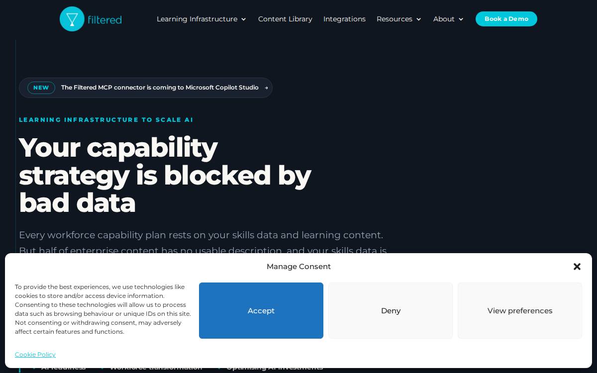 Filtered Technologies website preview