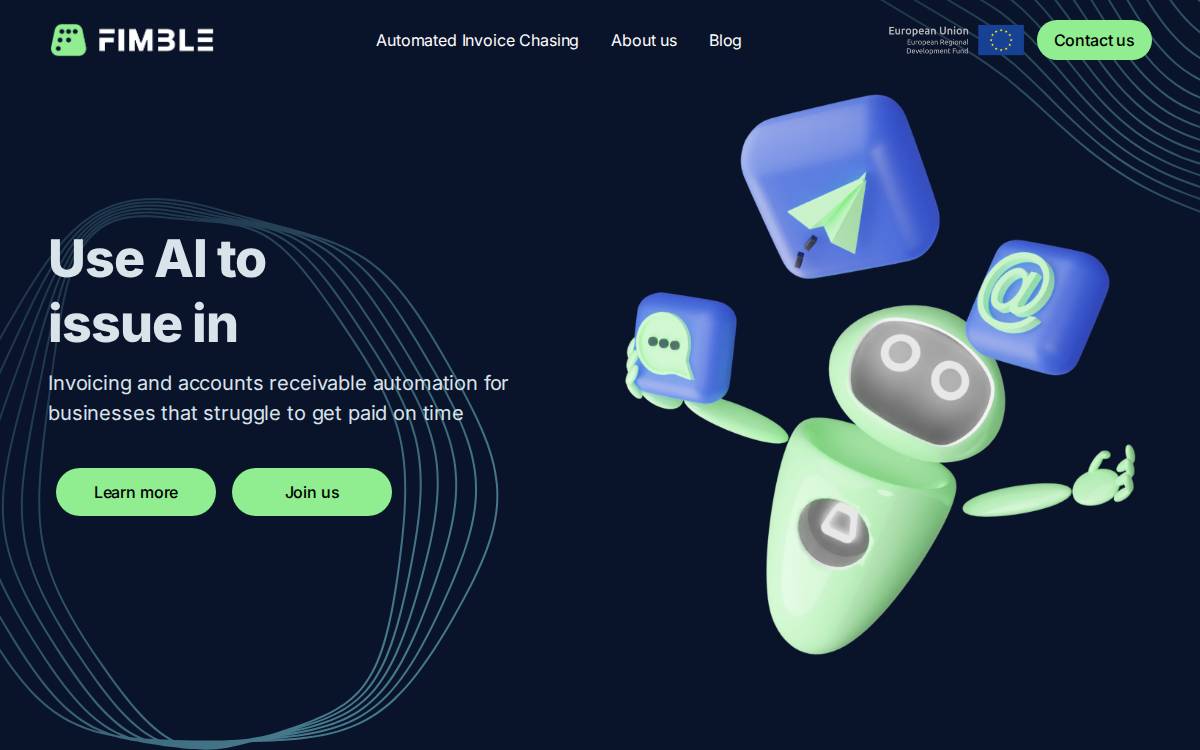Fimble Ltd website preview
