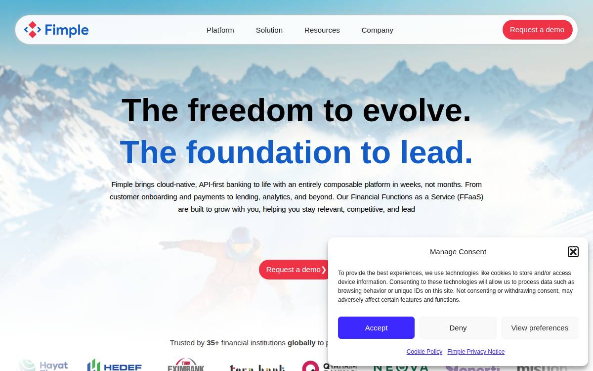 Fimple website preview