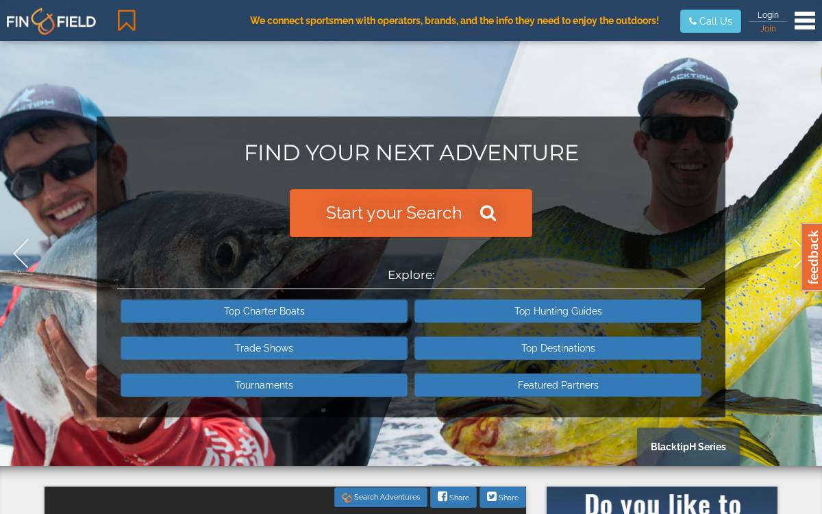 Fin & Field website preview