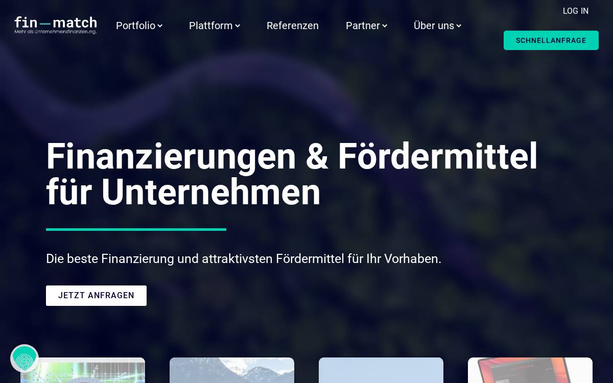 fin-match website preview