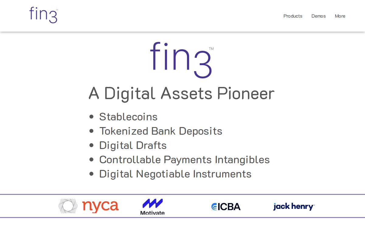 Fin3 website preview