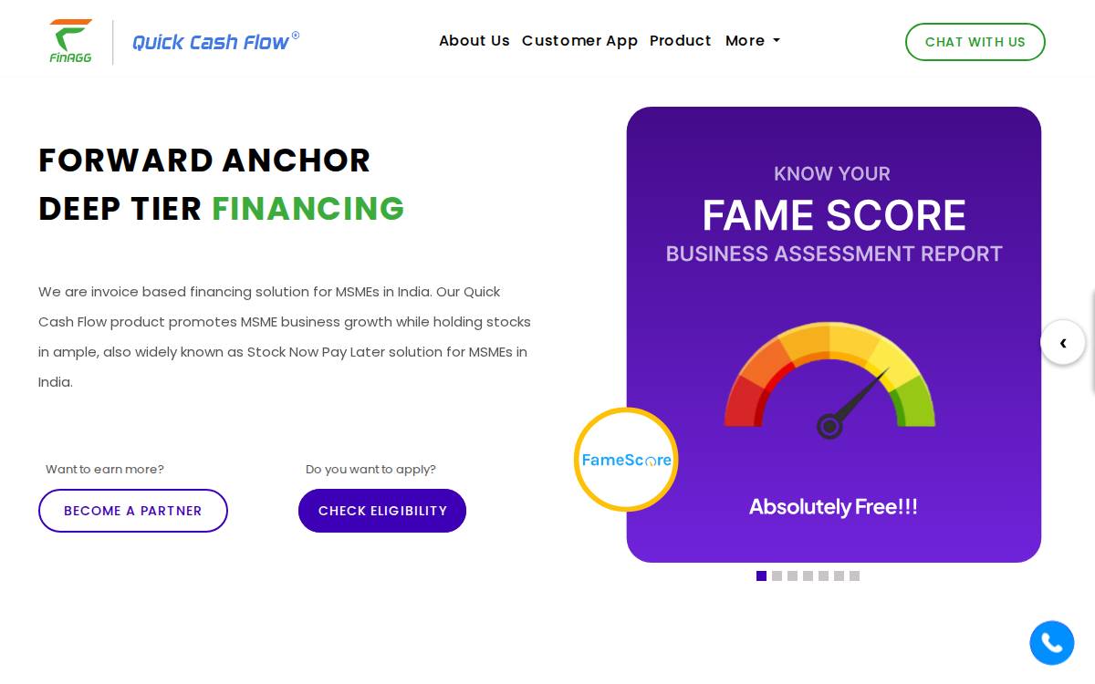 FinAGG website preview
