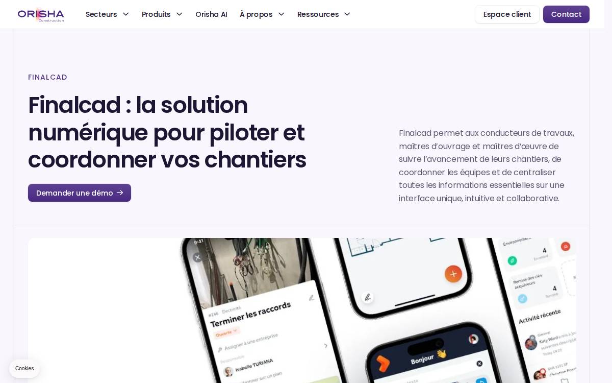 Finalcad website preview