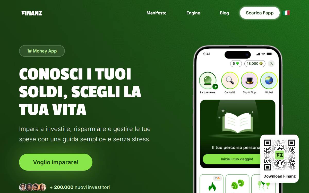 Finanzapp website preview