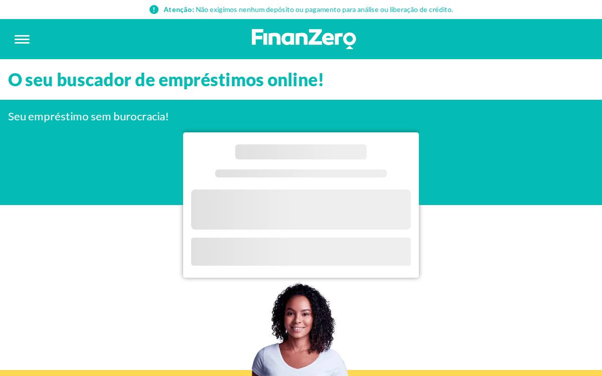 FinanZero website preview