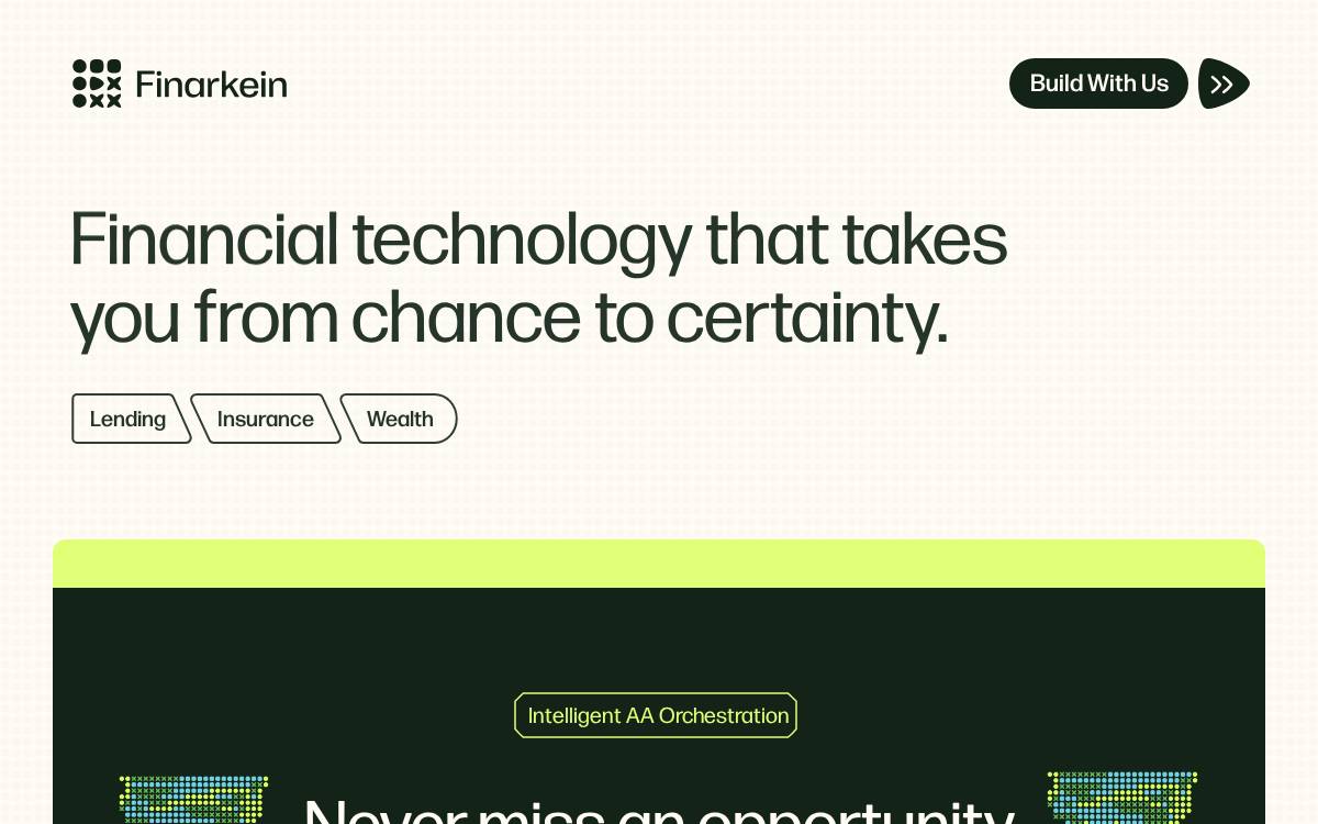 Finarkein website preview