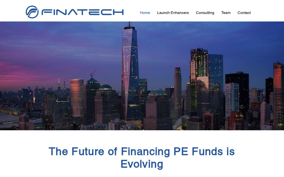 FinaTech website preview