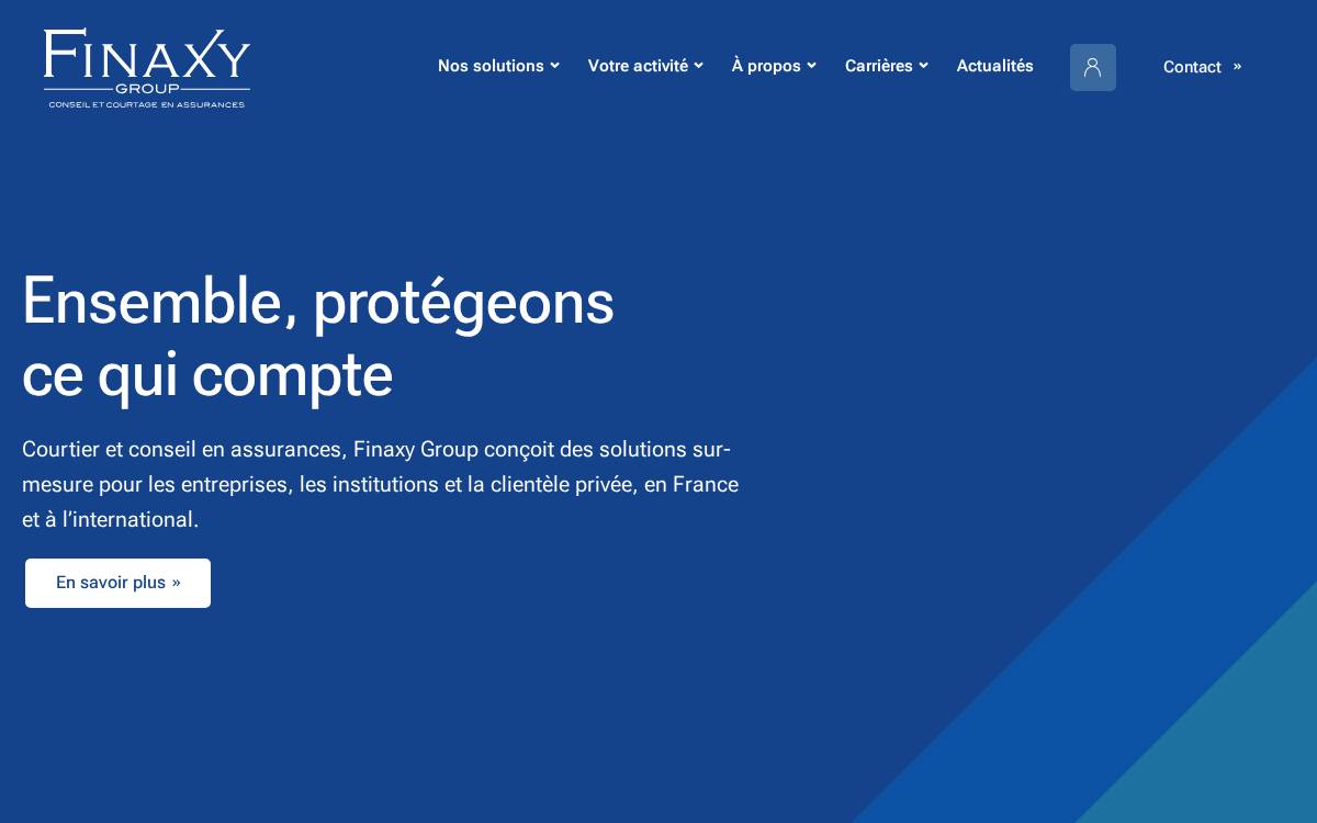 Finaxy website preview