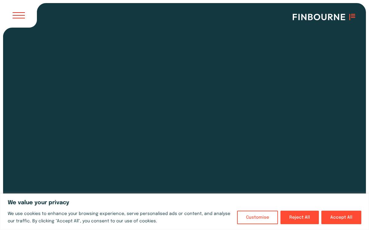 Finbourne website preview
