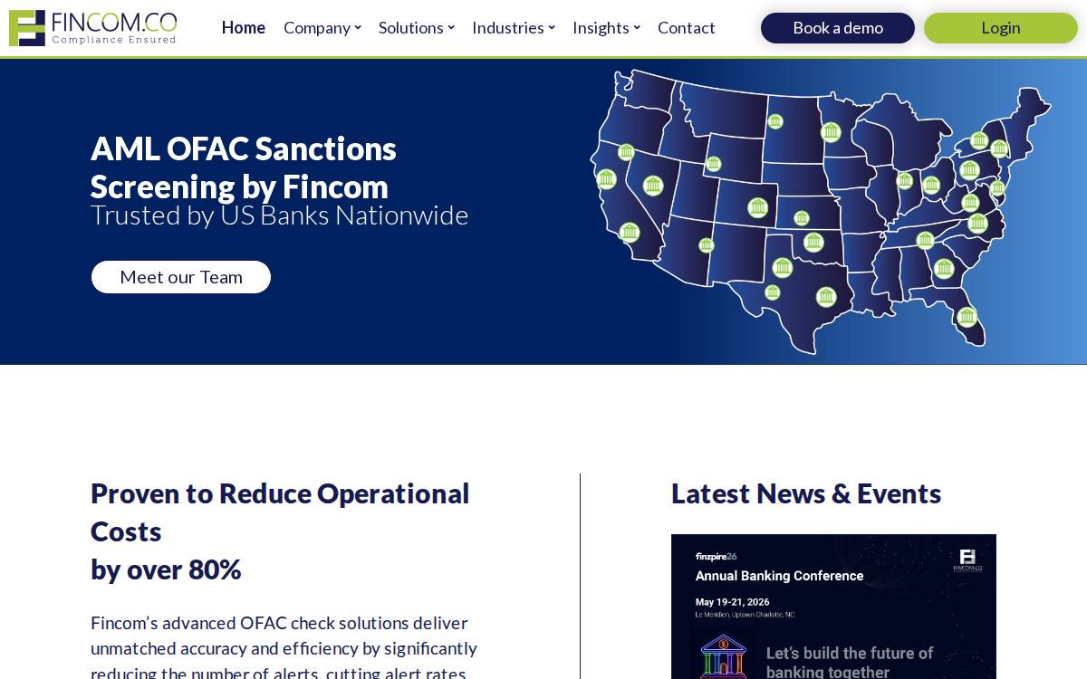 Fincom website preview