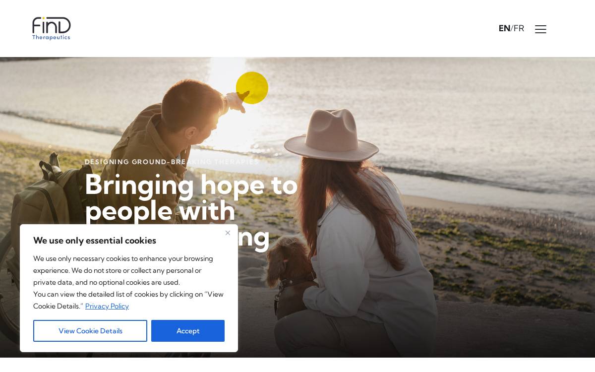 Find Therapeutics website preview