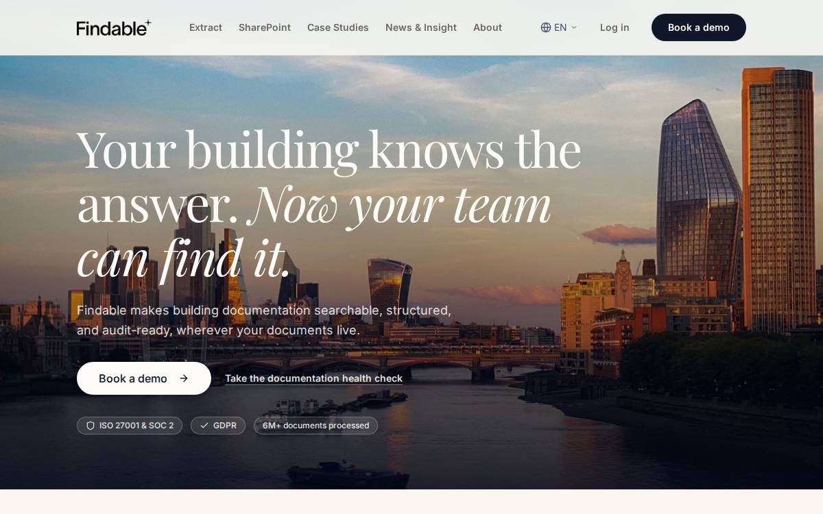 Findable website preview