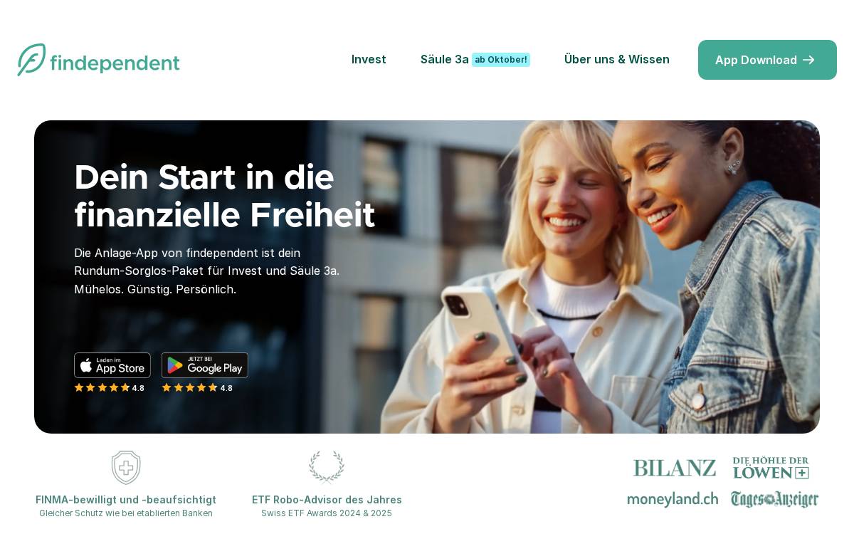 Findependent website preview