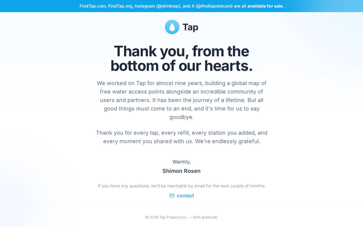 Findtap website preview