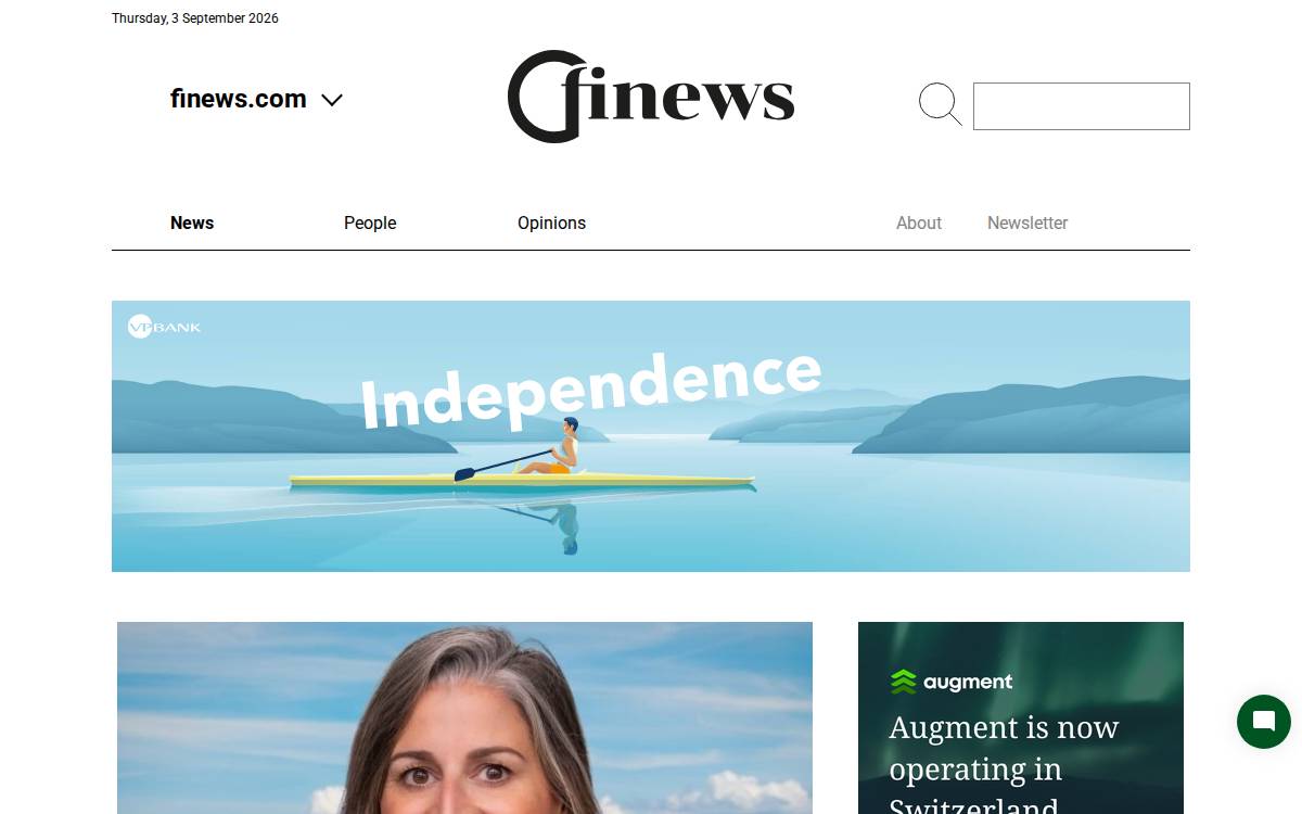 Finews website preview