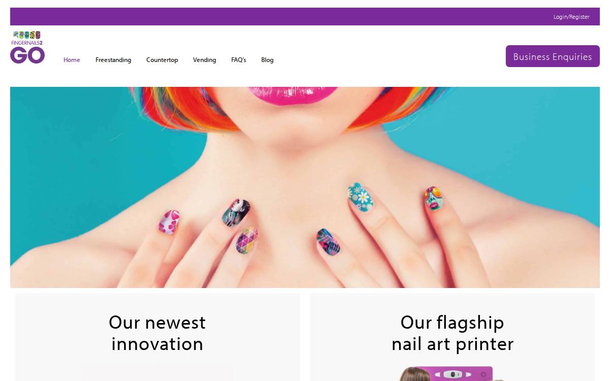 fingernails2go website preview