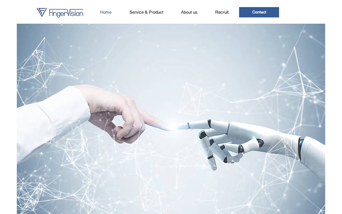 株式会社 FingerVision website preview