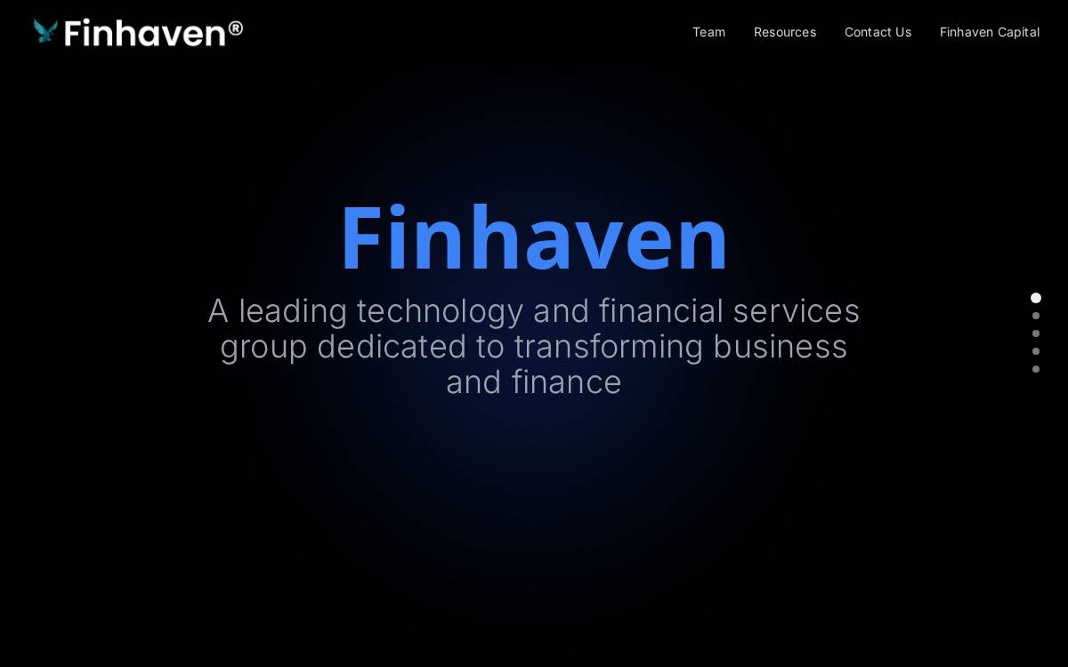 Finhaven website preview