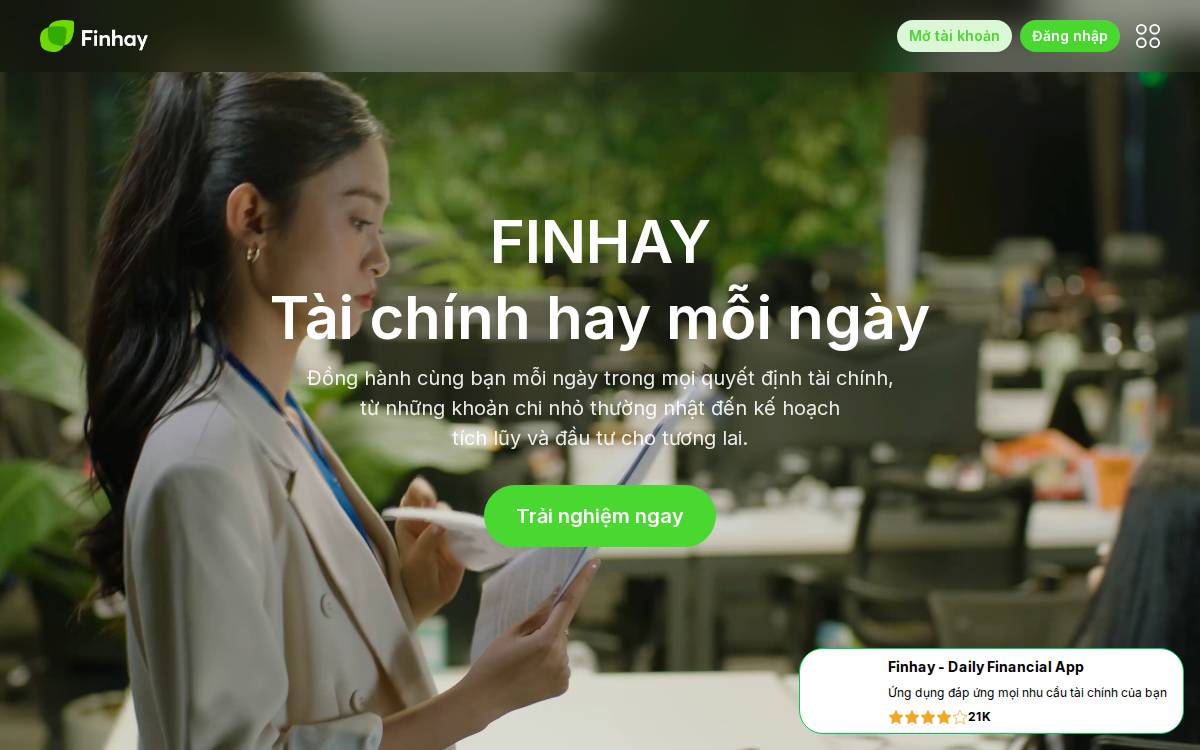 Finhay website preview