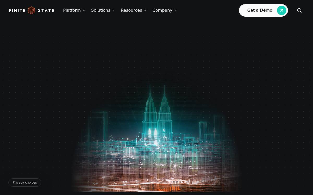 Finite State website preview