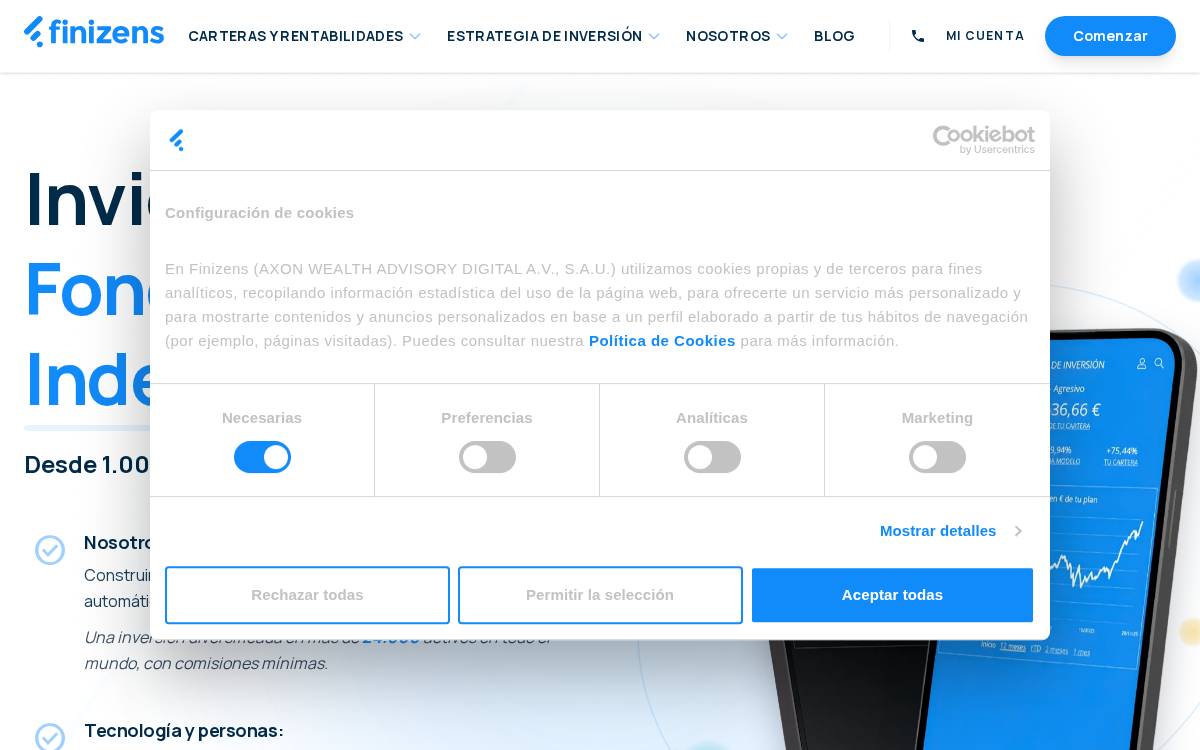 Finizens website preview