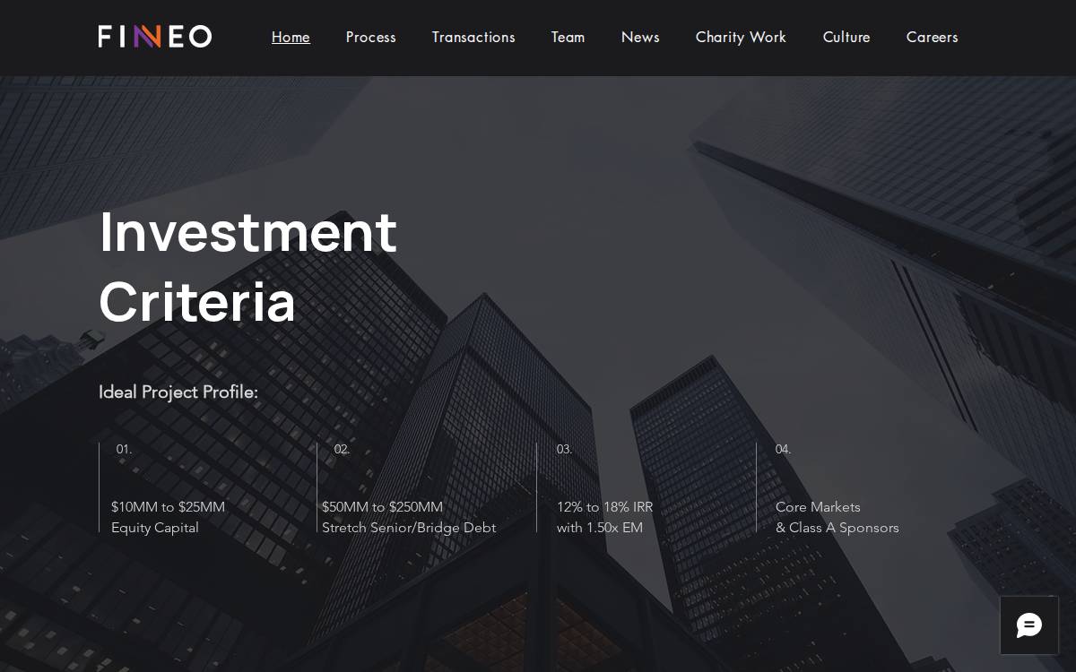 Finneo website preview
