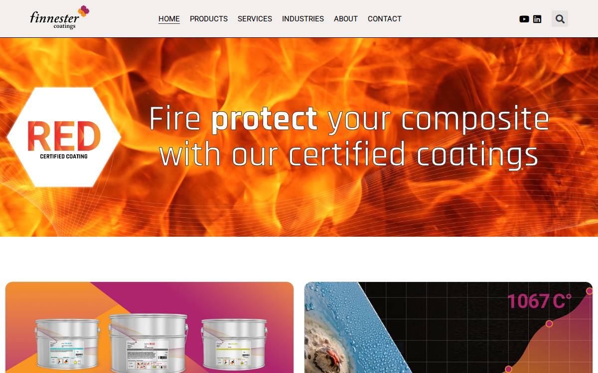 Finnester website preview