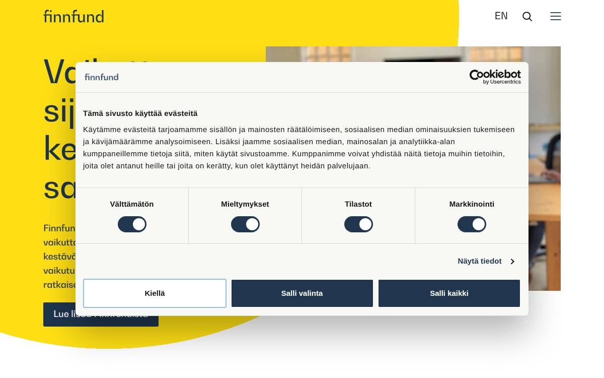 Finnfund website preview