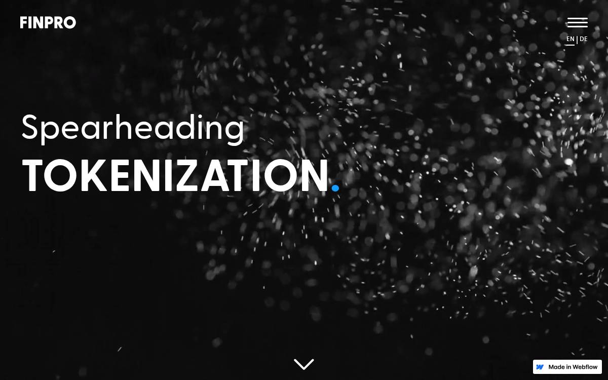 FinPro website preview