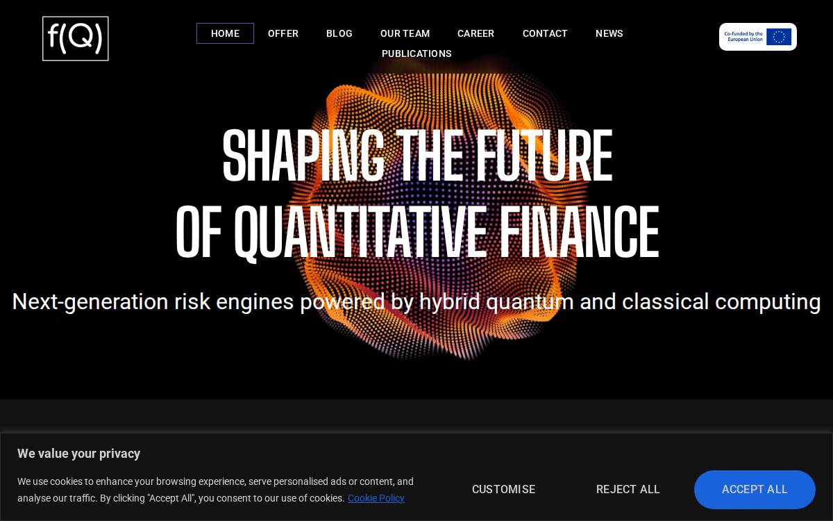 FinQbit website preview