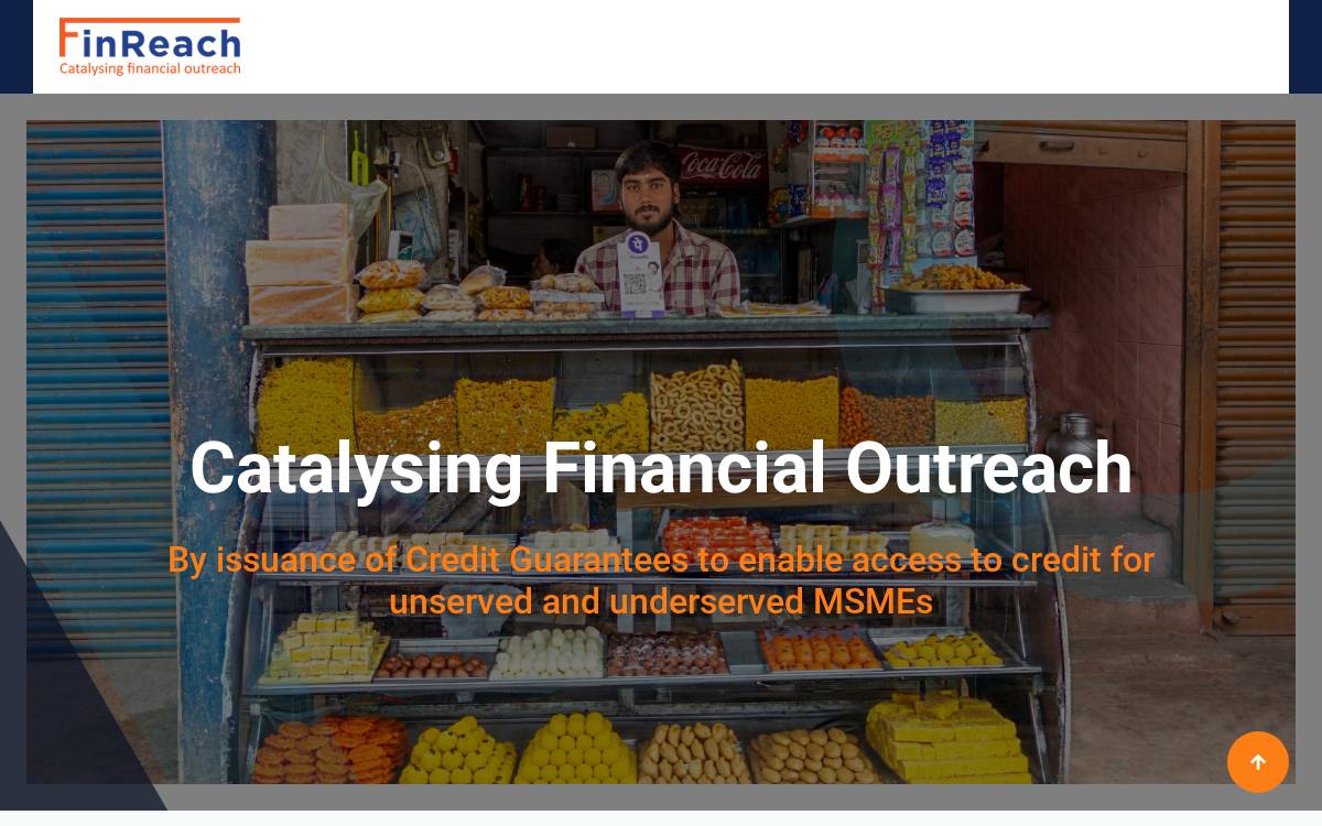 Finreach website preview